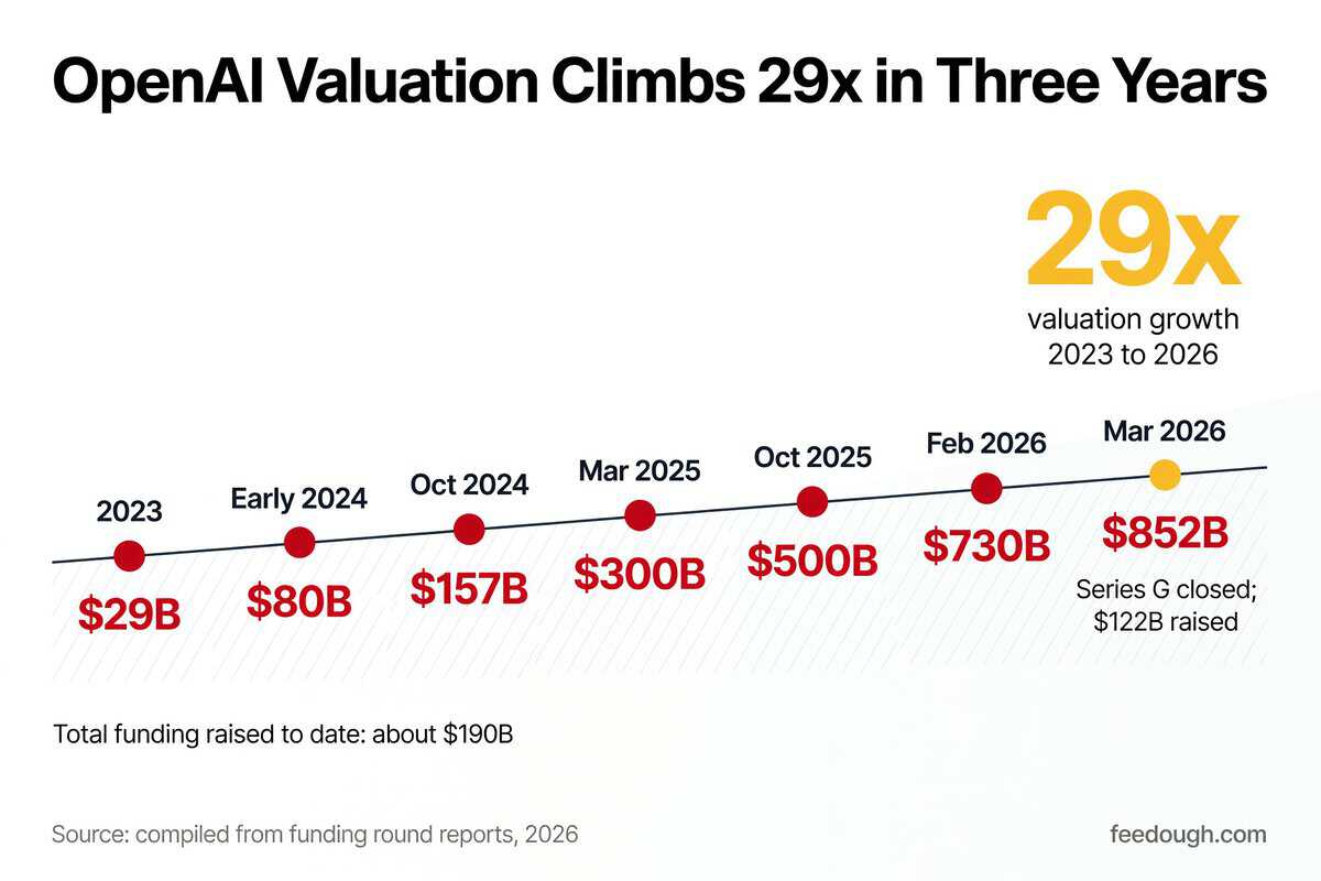 OpenAI Valuation and Funding Round Statistics