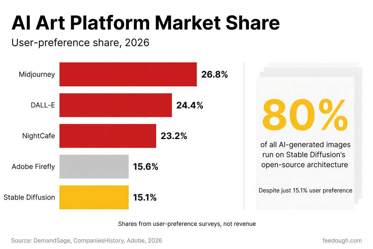 AI Art Platform Usage and User Statistics