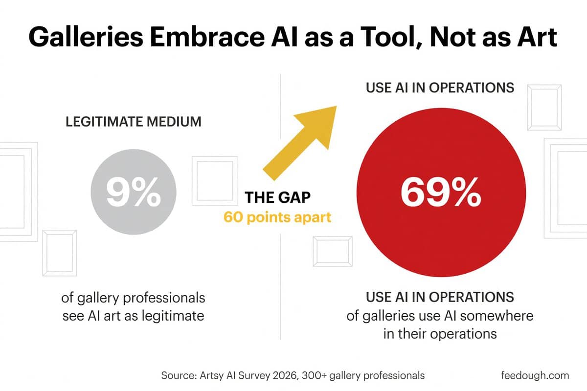 AI Art Industry Adoption and Business Integration Statistics