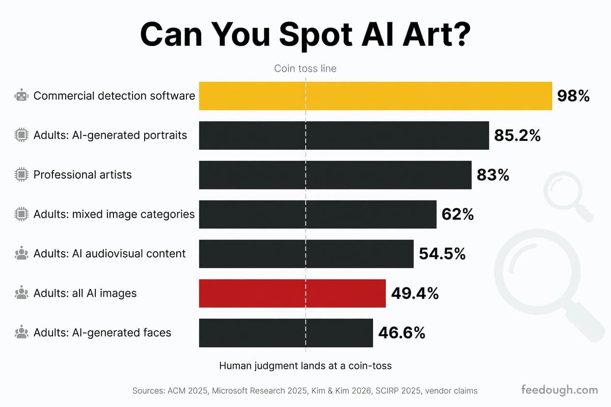Consumer AI Art Detection and Awareness Statistics