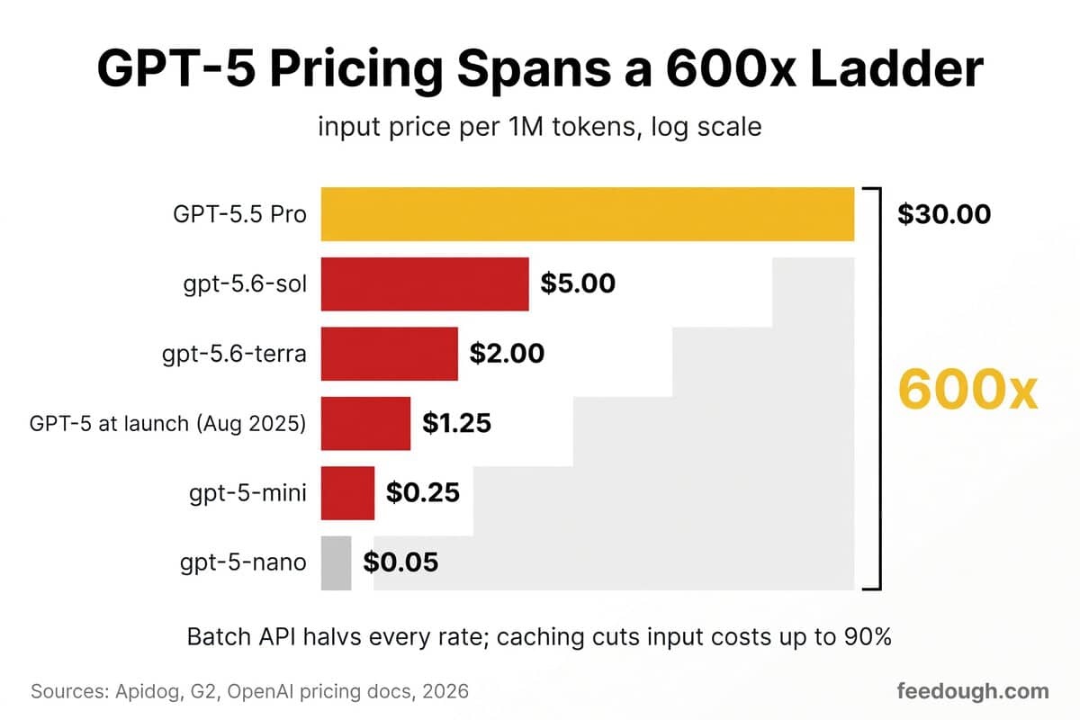 OpenAI GPT-5 and API Pricing Statistics