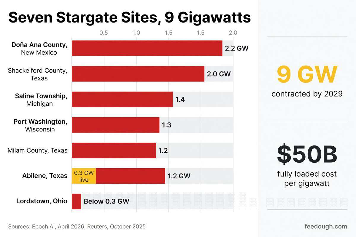 OpenAI Data Center and Stargate Statistics