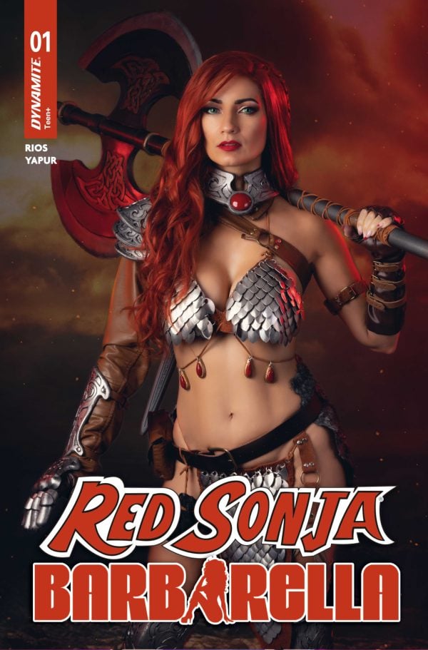 Red Sonja and Barbarella join forces in first look at Dynamite crossover series
