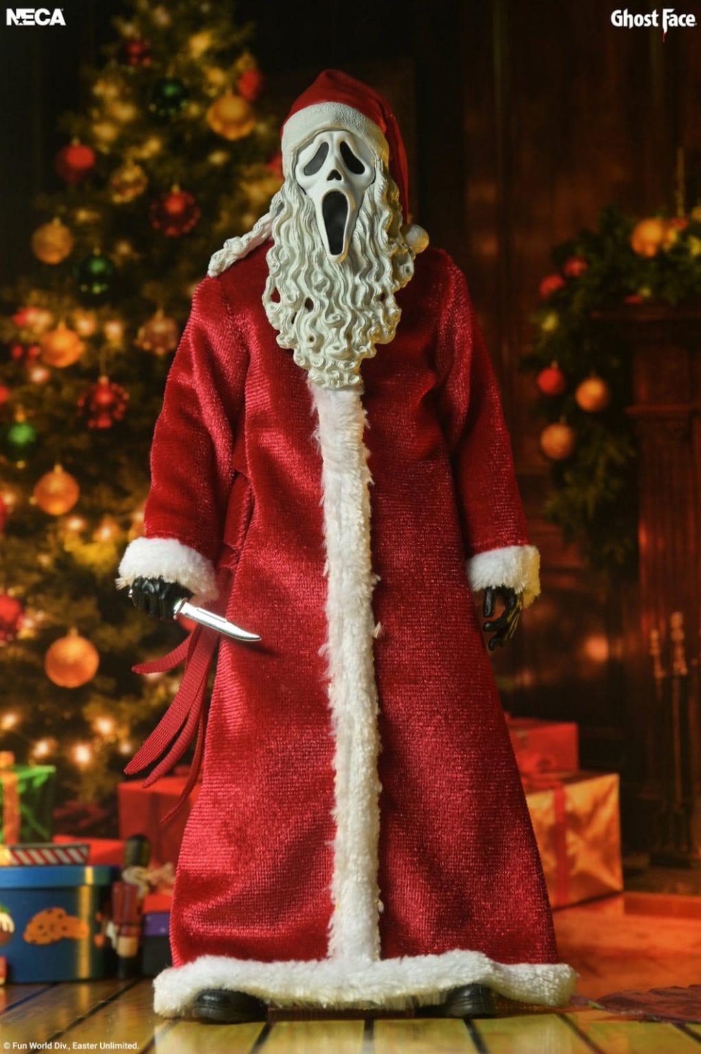 NECA's Ultimate Santa's Slay Ghost Face Scream action figure unveiled