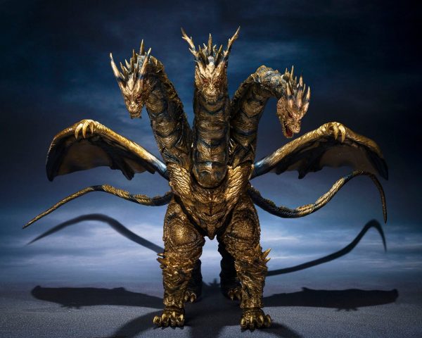Keizer Ghidorah joins the S.H. MonsterArts collection with Godzilla: Final Wars figure