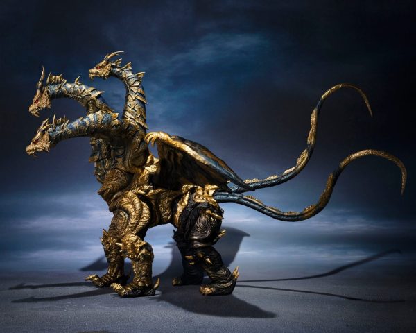 Keizer Ghidorah joins the S.H. MonsterArts collection with Godzilla: Final Wars figure