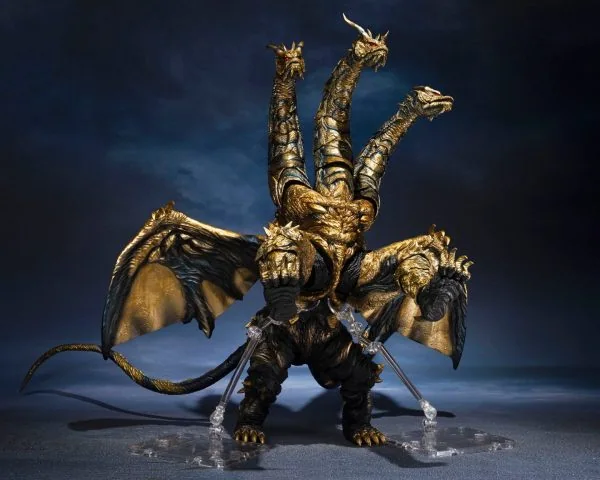 Keizer Ghidorah joins the S.H. MonsterArts collection with Godzilla: Final Wars figure