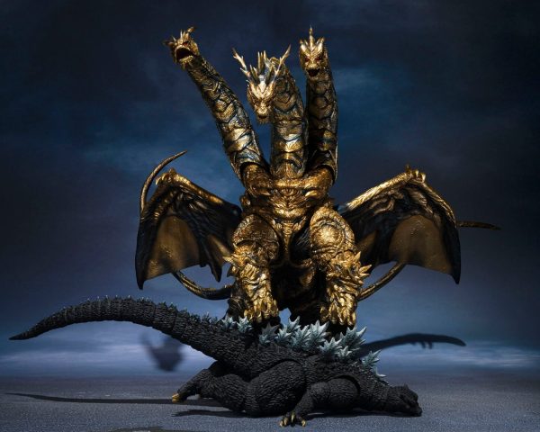 Keizer Ghidorah joins the S.H. MonsterArts collection with Godzilla: Final Wars figure