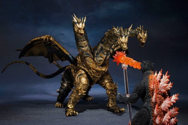 Keizer Ghidorah joins the S.H. MonsterArts collection with Godzilla: Final Wars figure