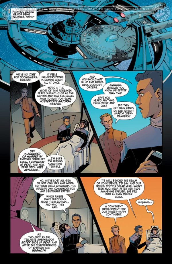 Deep Space 9’s murder mystery continues in Star Trek: Holo-ween II #3 preview