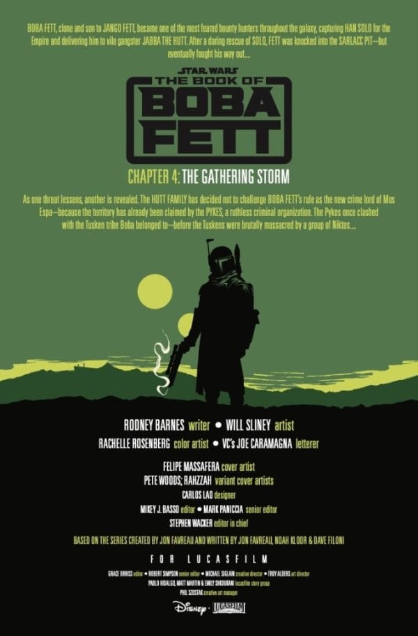 Comic Book Preview – Star Wars: The Book of Boba Fett #4