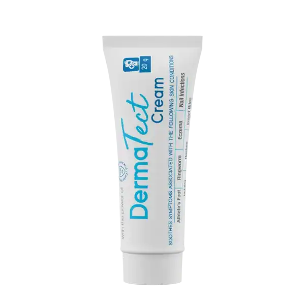 DermaTect Cream tube for skin health and healing.