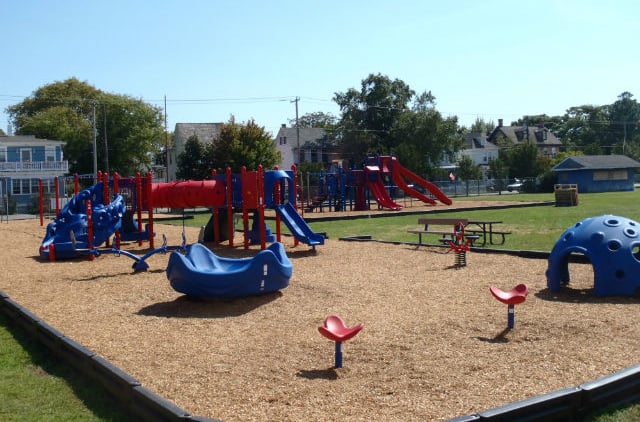 Cape May Coast Guard Recruits Build Playground for Local School