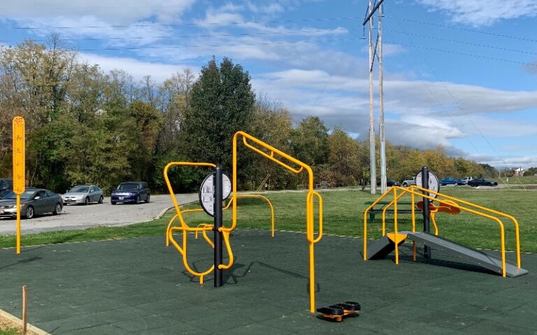 New Fitness Area Along Rail Trail