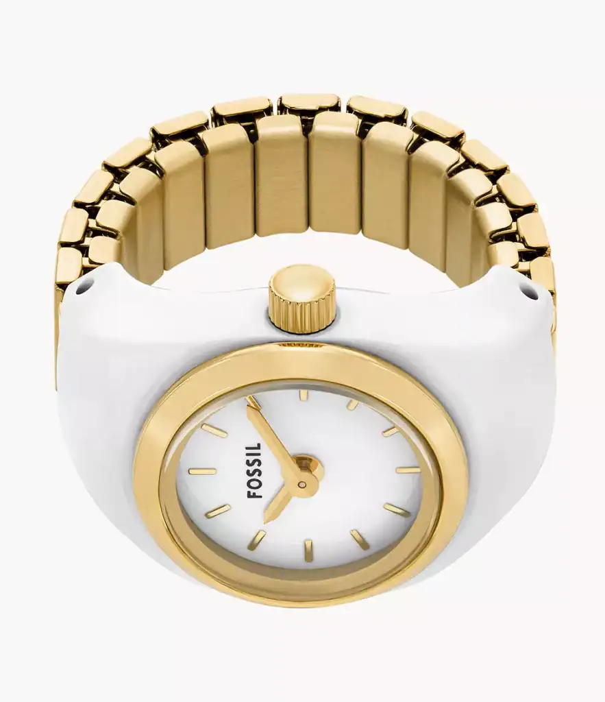 Watch Ring Two-Hand Gold-Tone Stainless Steel_ES5412_2