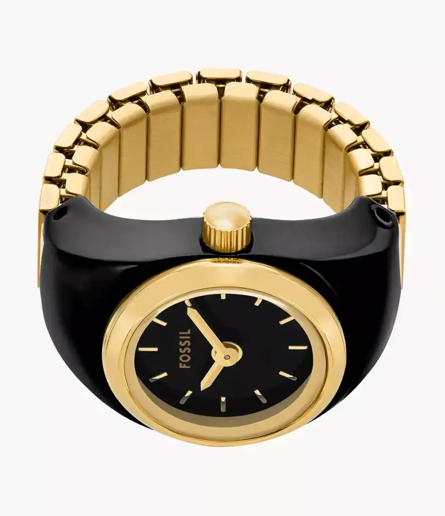 Watch Ring Two-Hand Gold-Tone Stainless Steel_ES5413_2
