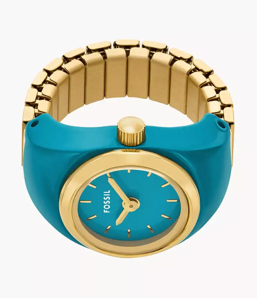 Watch Ring Two-Hand Gold-Tone Stainless Steel_ES5415_2