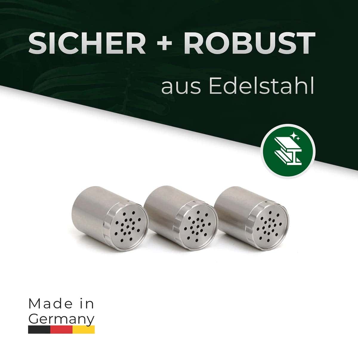Hizen 3er Set Kapseln aus Edelstahl - Kräuter – Bild 3