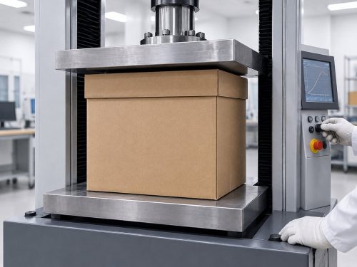 Cardboard Box Compression Test Lab