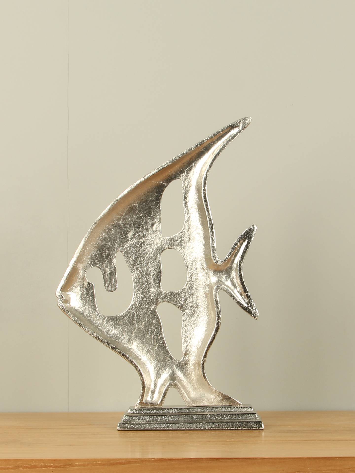 Beeld voor binnen - Aluminium - Decoratie Vis - 39x25 cm - Afbeelding 2