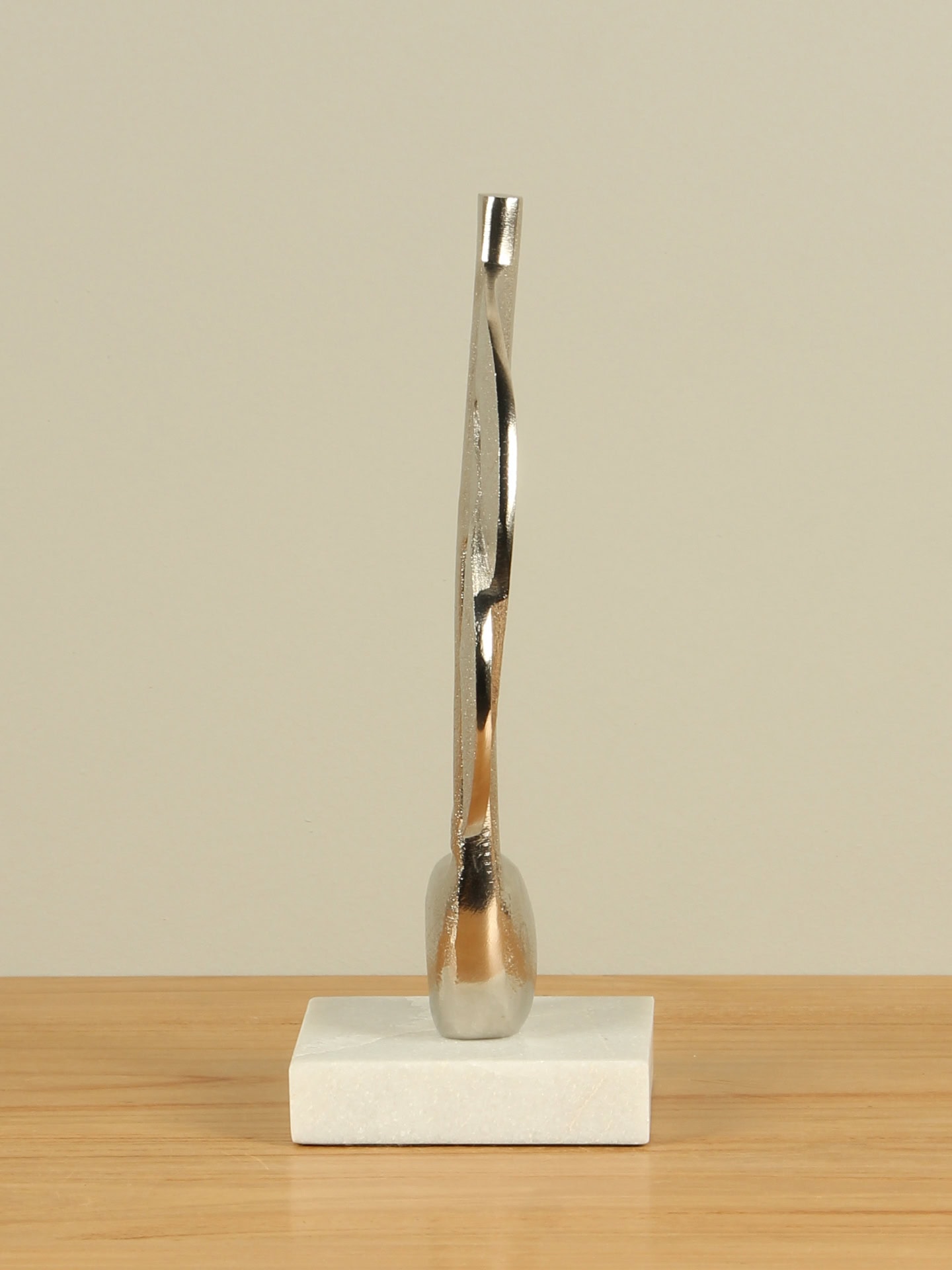 Beeld voor binnen - Aluminium - Muzieknoot - 27x13x9 cm - Afbeelding 2