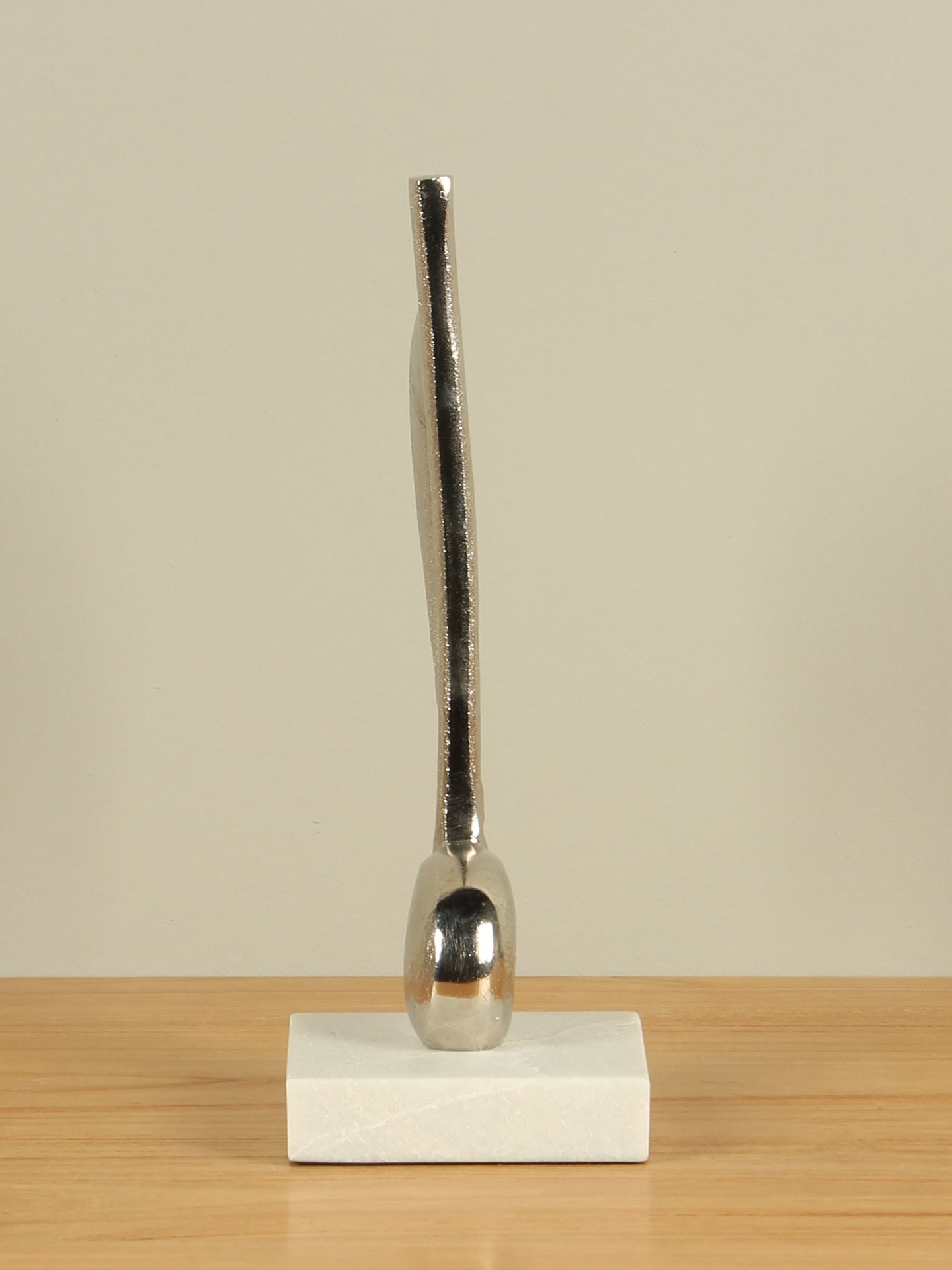 Beeld voor binnen - Aluminium - Muzieknoot - 27x13x9 cm - Afbeelding 4