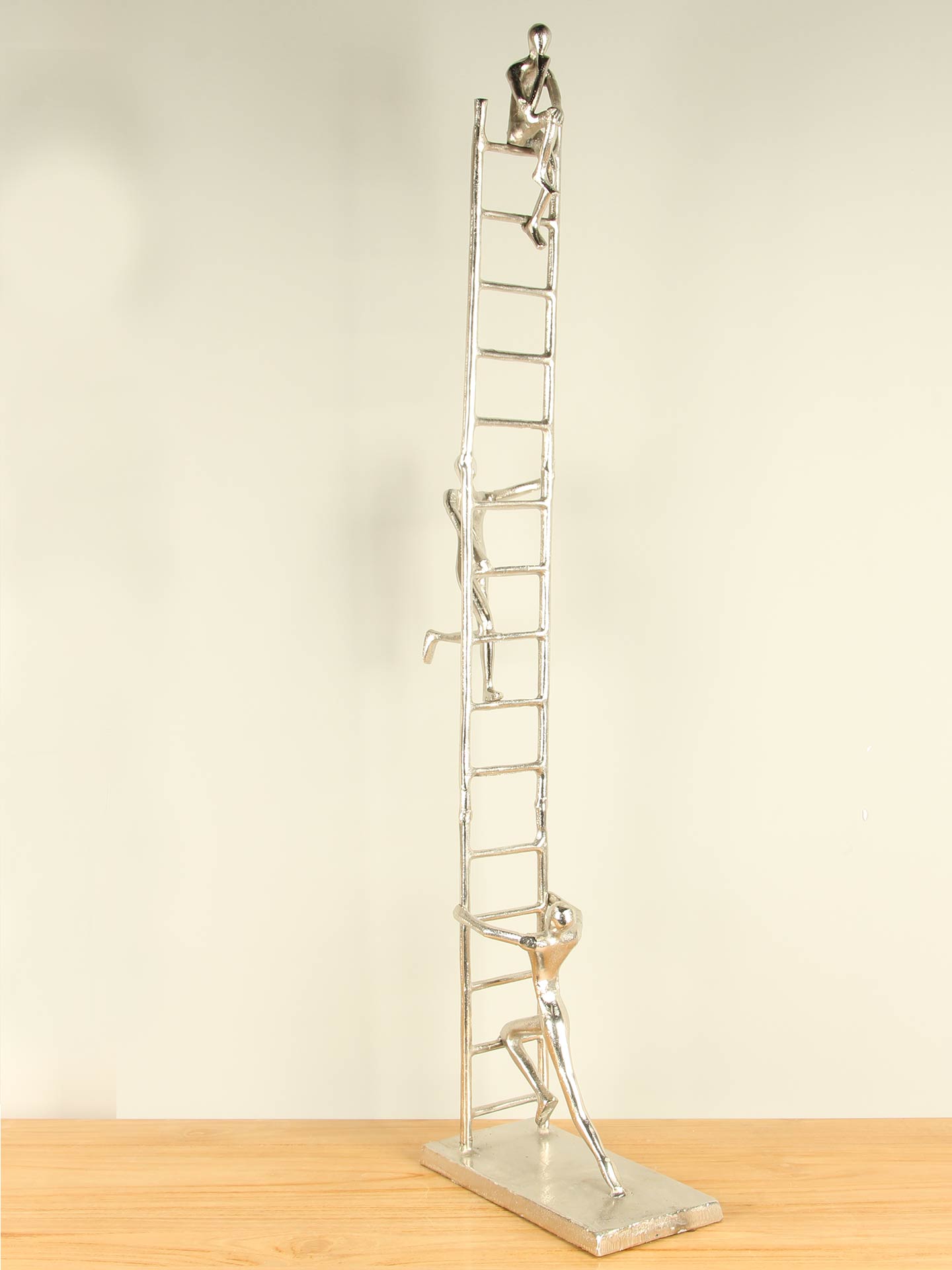 Beeld voor binnen - Aluminium - Samen een Top team - 111x38x14 cm - Afbeelding 2