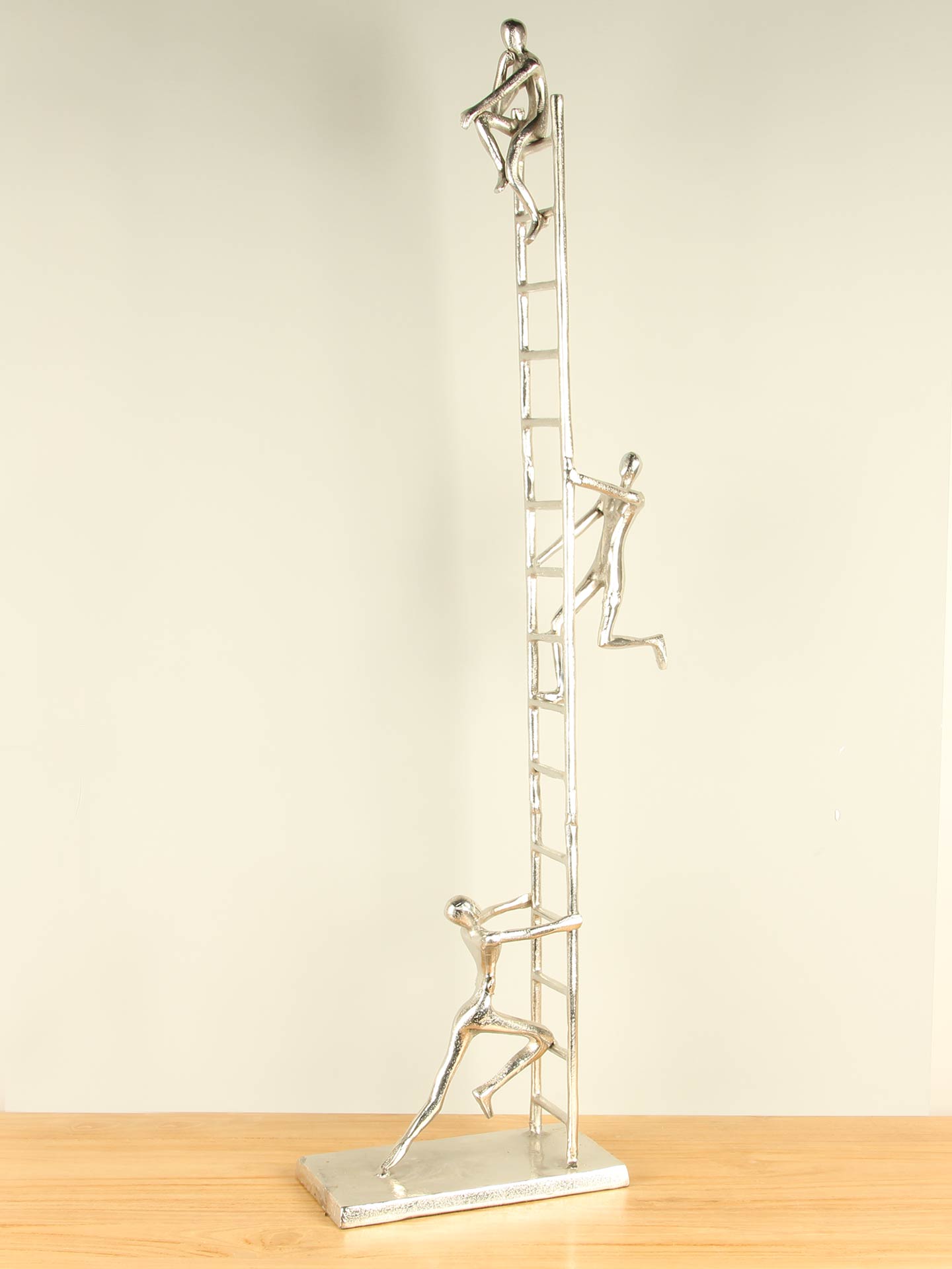 Beeld voor binnen - Aluminium - Samen een Top team - 111x38x14 cm - Afbeelding 3