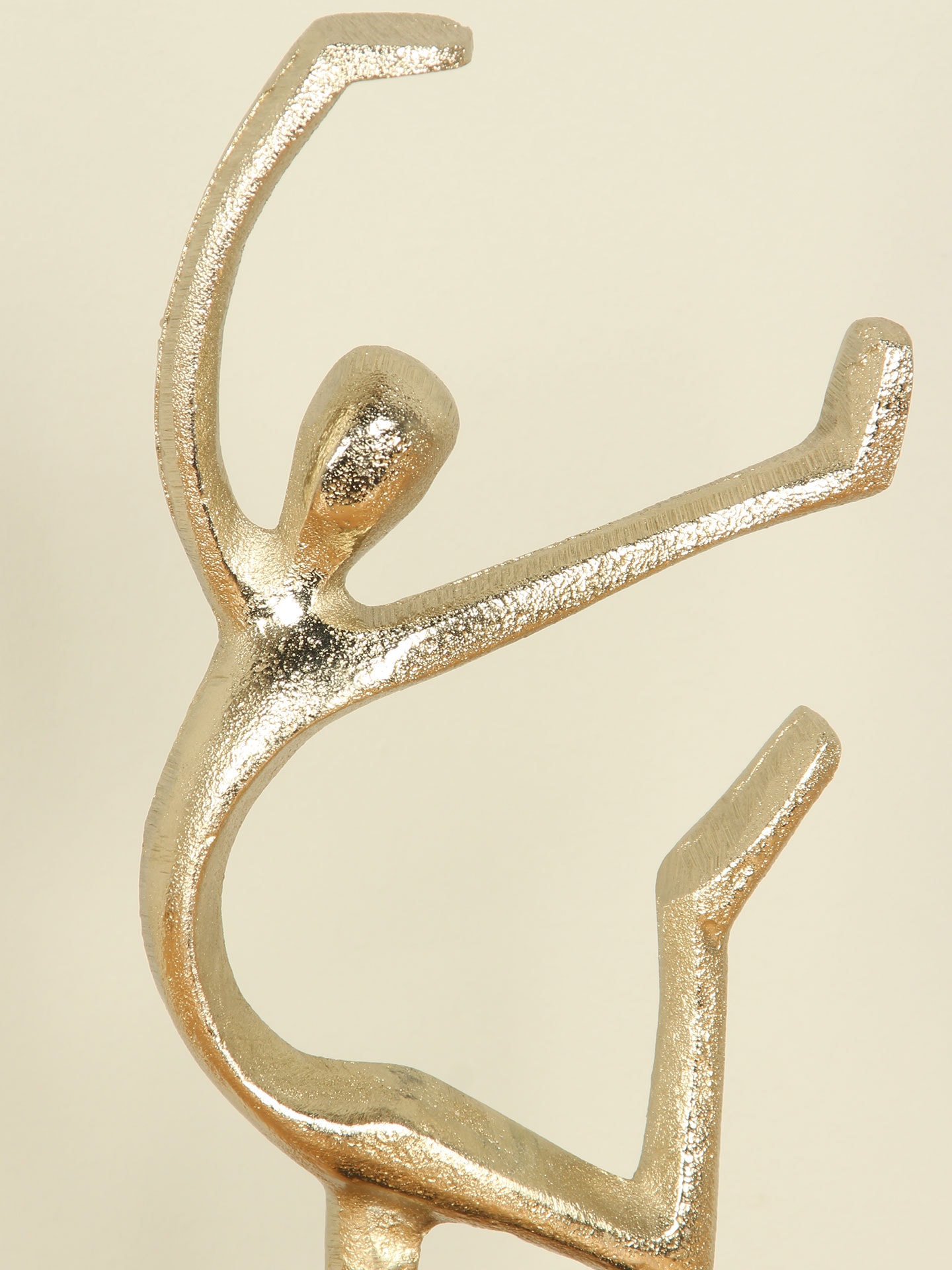Beeld voor binnen - Champagne - Aluminium - Dancing  - 32x14x10 cm - Afbeelding 4