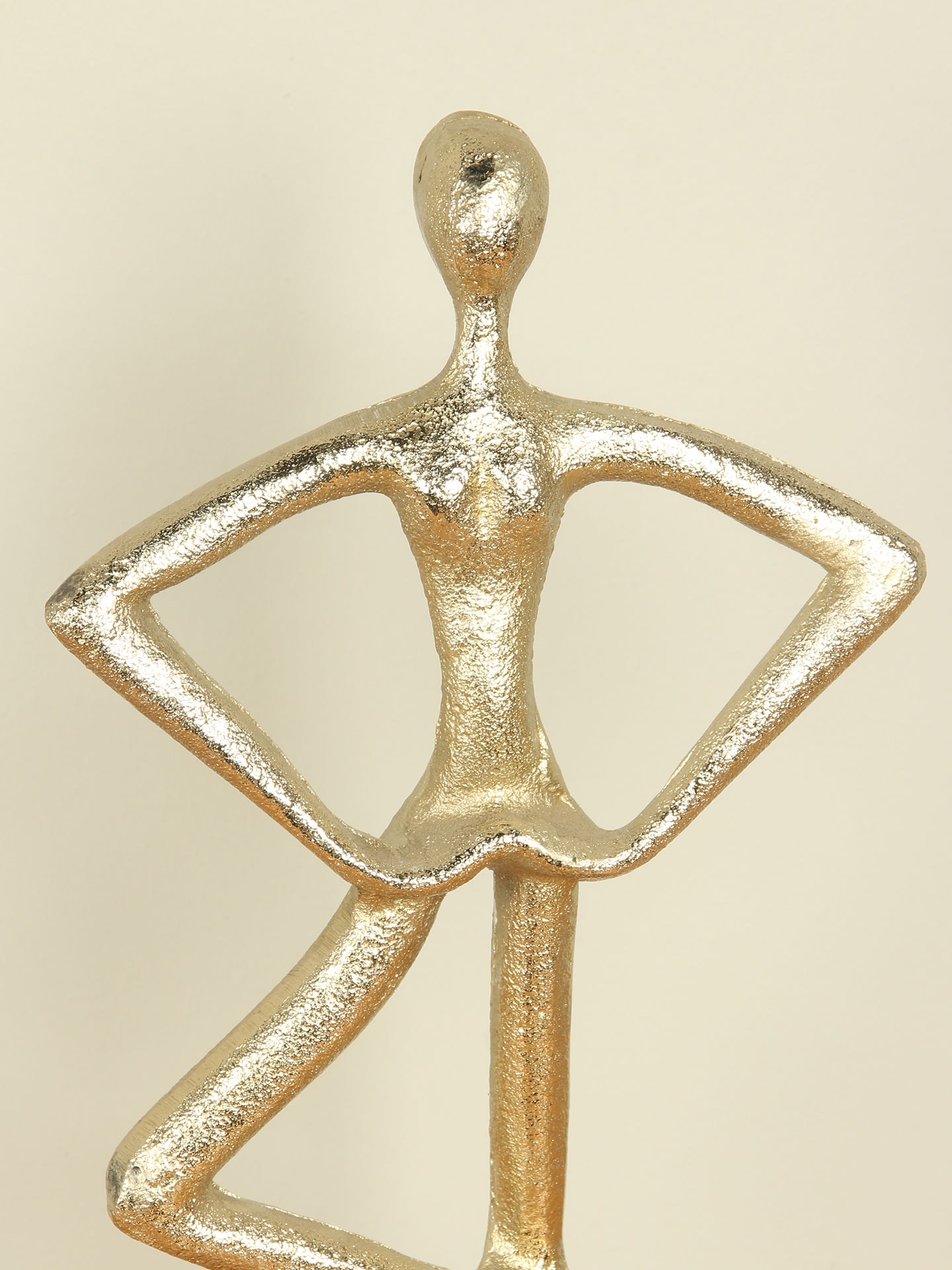 Beeld voor binnen - Champagne - Aluminium - Dancing  - 39x17x10 cm - Afbeelding 4