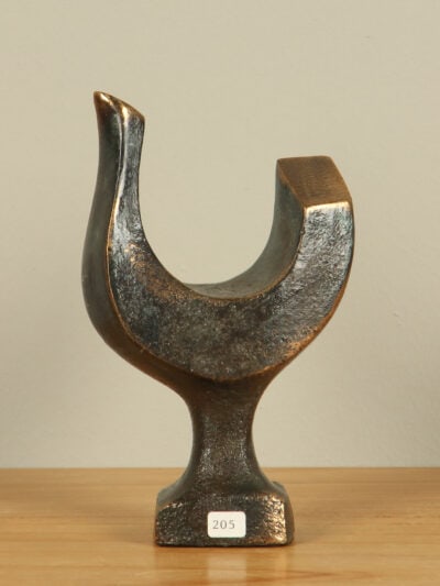 Beeld voor binnen of buiten – Brons – Haan – 15x9x4 cm