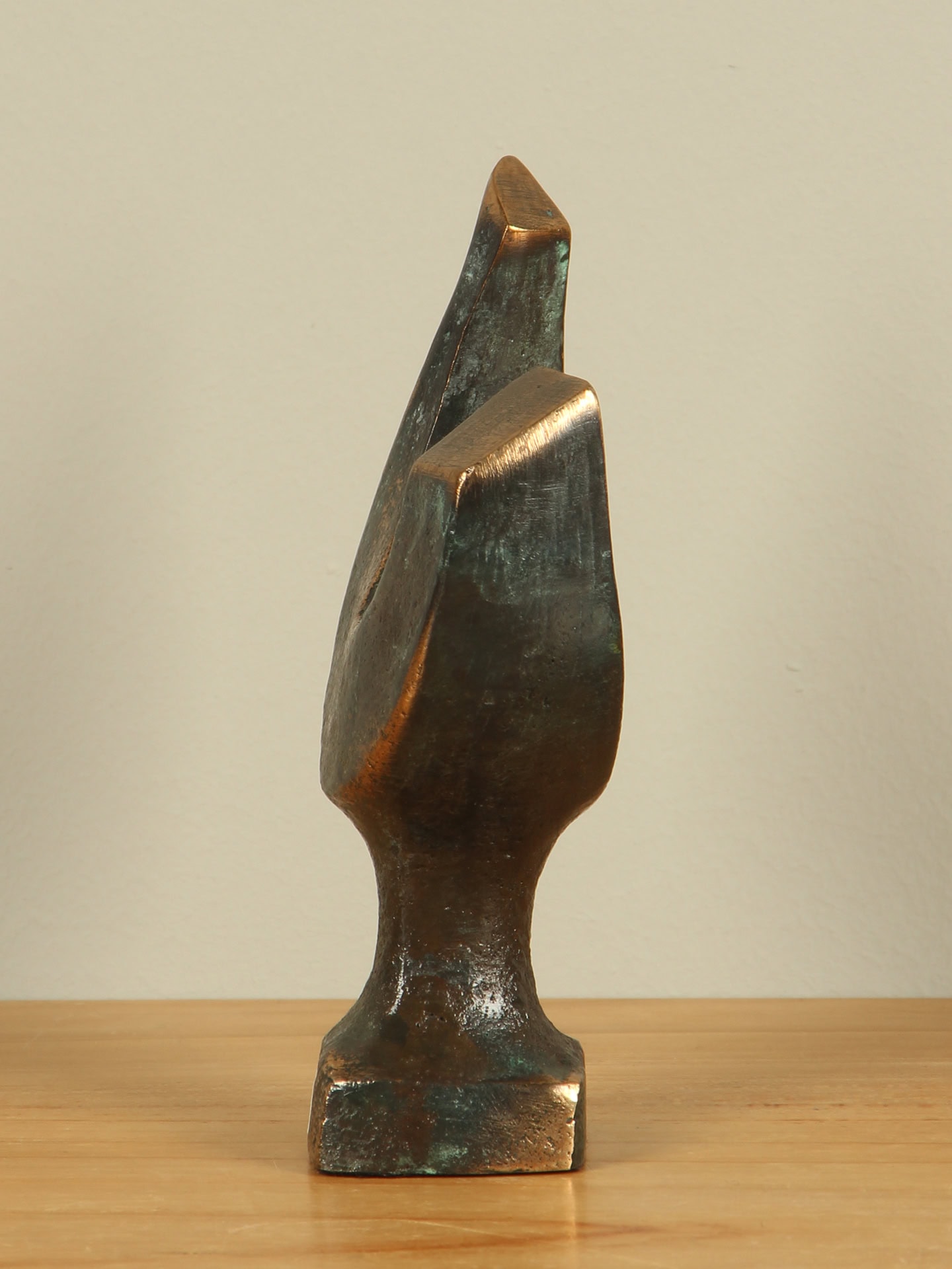 Beeld voor binnen of buiten - Brons - Haan - 15x9x4 cm - Afbeelding 2