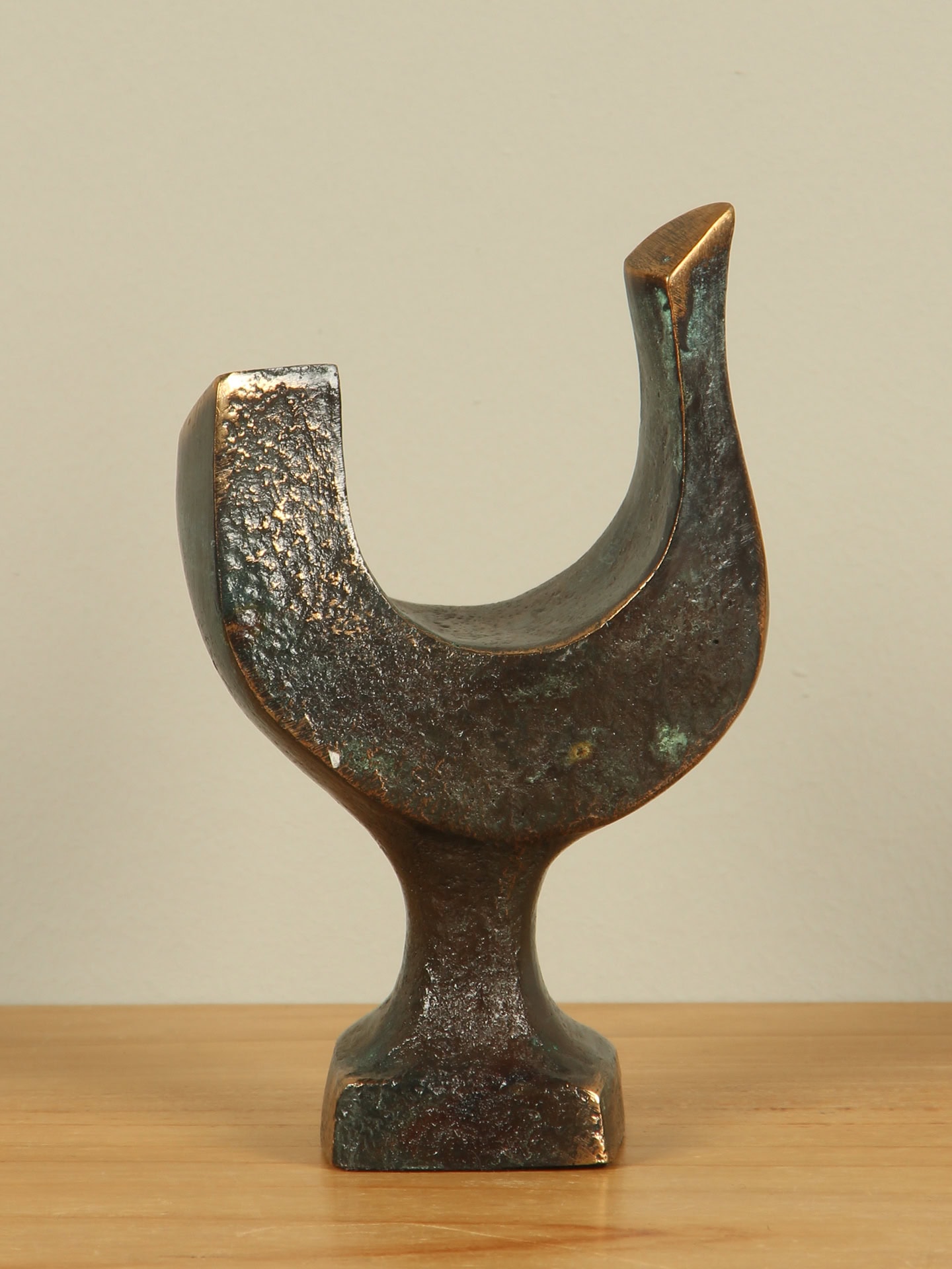 Beeld voor binnen of buiten - Brons - Haan - 15x9x4 cm - Afbeelding 3