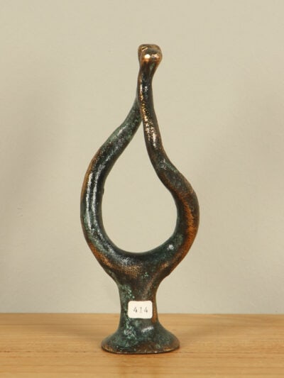 Beeld voor binnen of buiten – Brons – Tot Elkaar Groeien – 14x5x6 cm