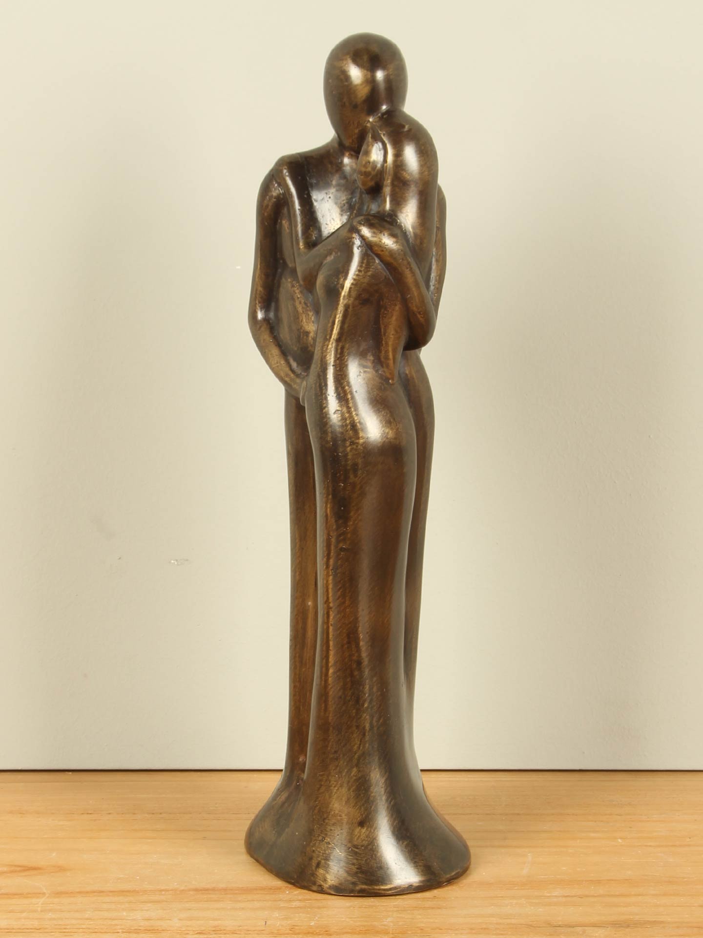 Beeld voor binnen of buiten - Brons - Trouwen XL - 40x13x10 cm - Afbeelding 2