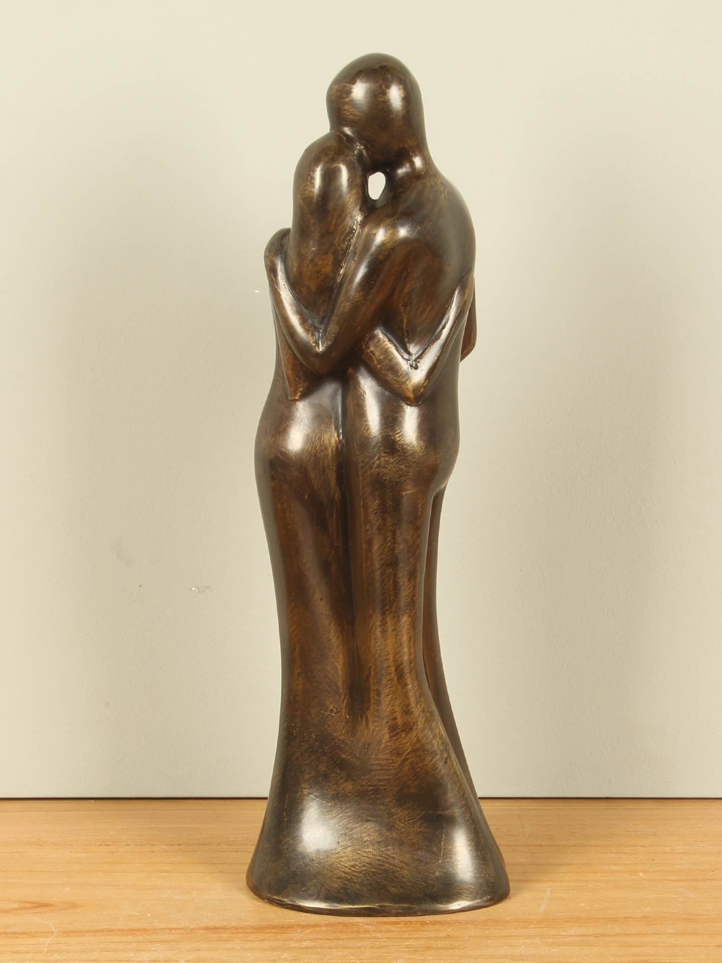 Beeld voor binnen of buiten - Brons - Trouwen XL - 40x13x10 cm - Afbeelding 3