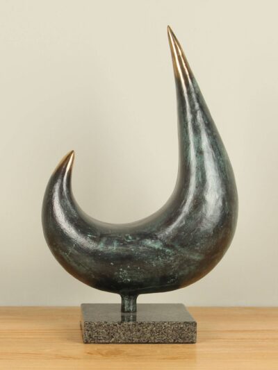 Beeld voor binnen of buiten – Brons – Vogel – 43x27x13 cm