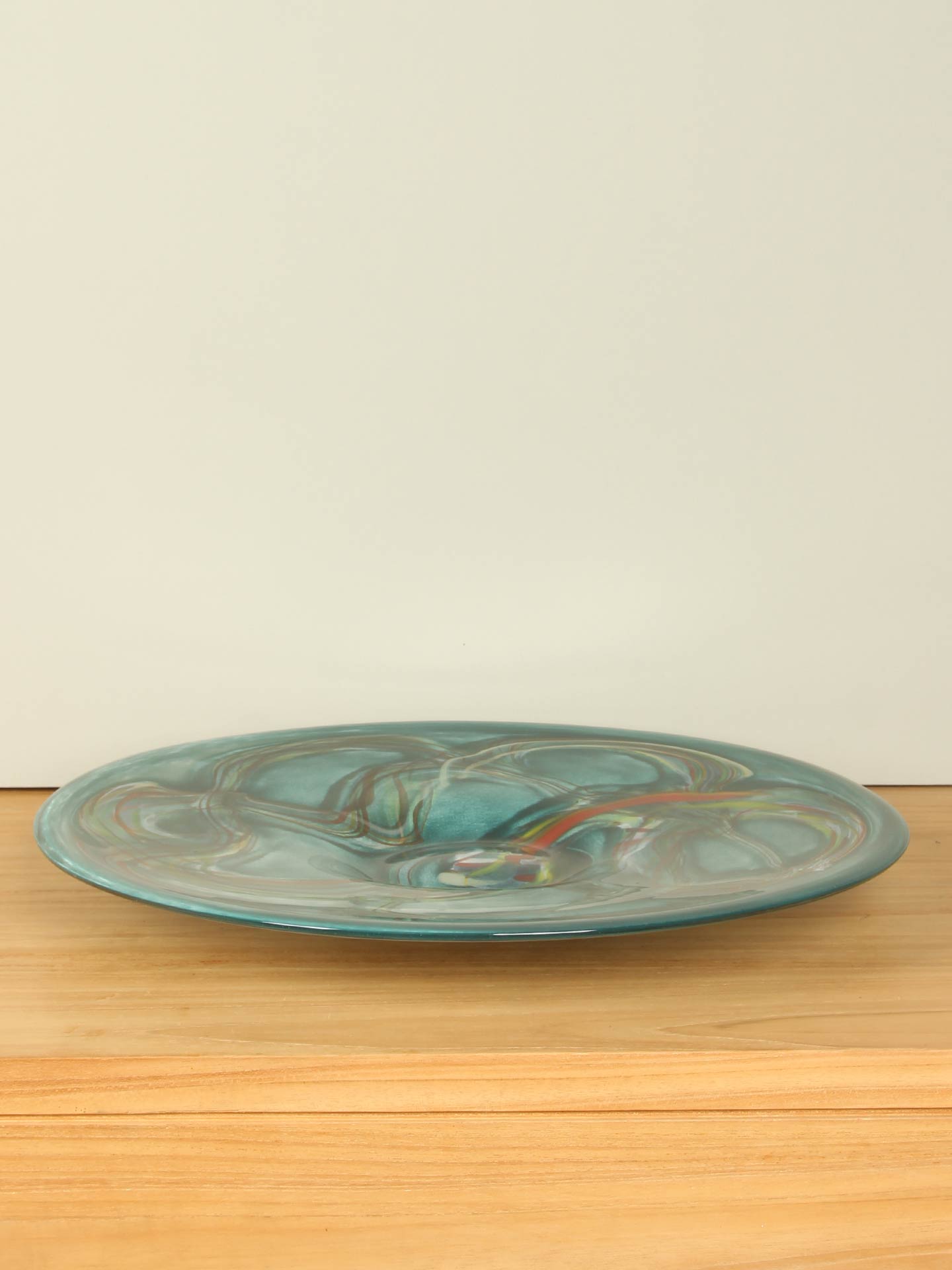 Schaal - Groen - Glas - Green life, 45 cm - 5x45x42 cm - Afbeelding 2