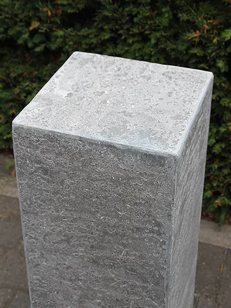 Sokkel / Zuil - Hardsteen gebrand - Chinees hardsteen - 80x20x20 cm - Afbeelding 2
