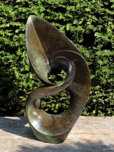 Tuinbeeld – Cheetah jade – Groen – Natuursteen – Glorious – 42x25x18 cm