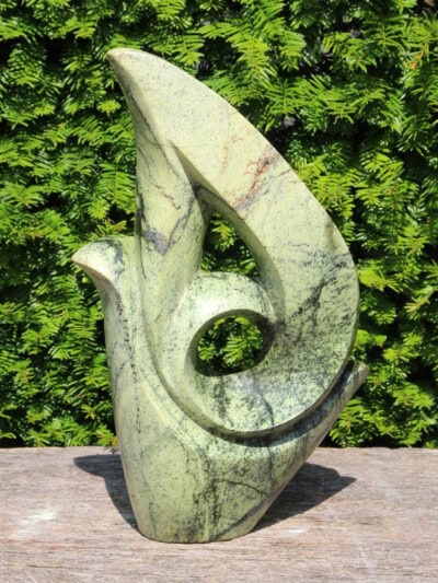Tuinbeeld – Cheetah jade – Groen – Natuursteen – Inspired – 45x24x9 cm