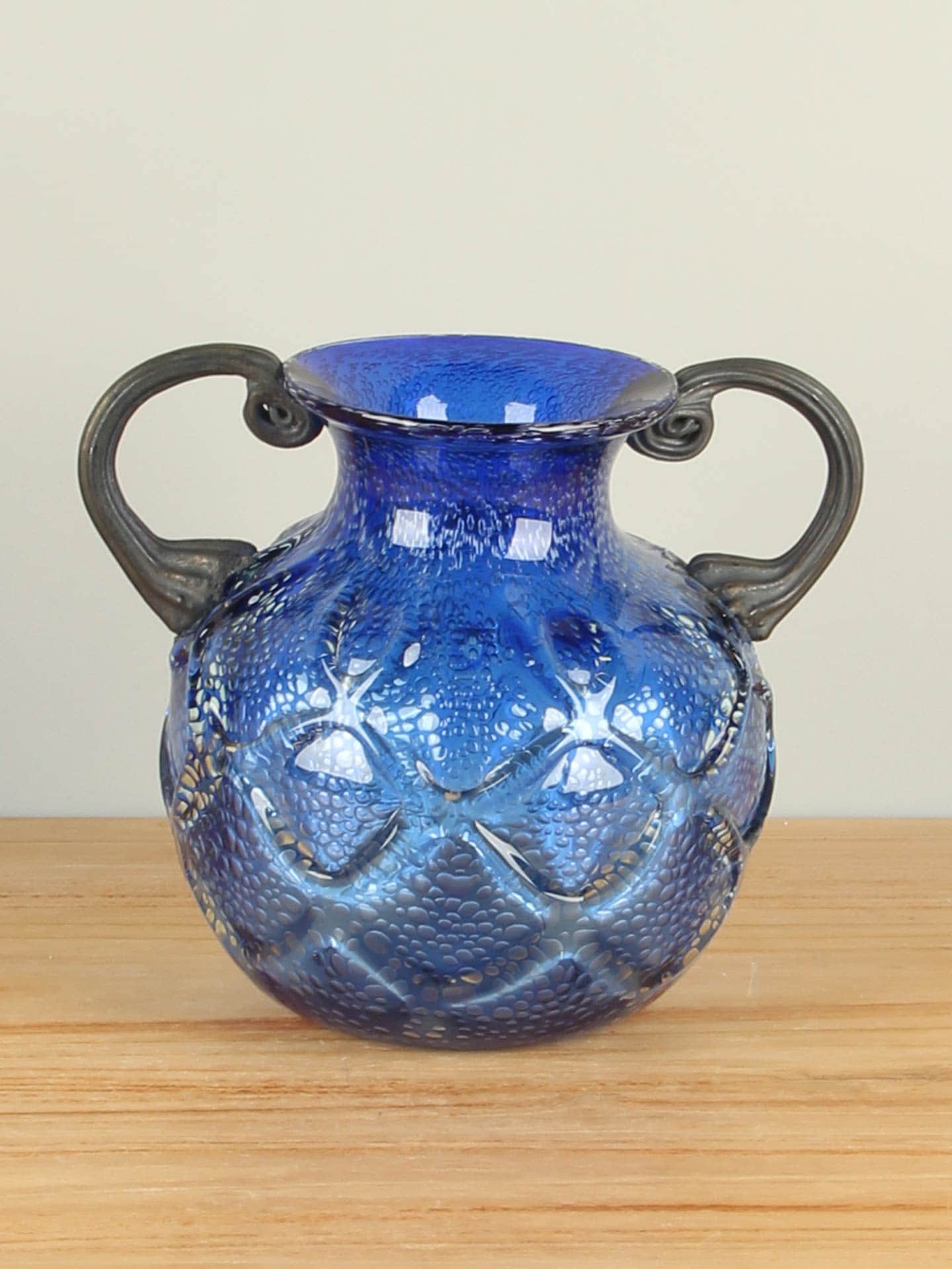 Vaas - Blauw - Glas - Petrovskiy pot klein