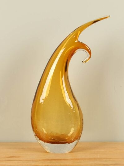 Vaas – Geel – Glas – 39x15x8 cm