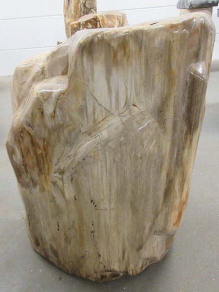 Versteend hout - Lichtbruin - Versteend hout - 60x55x45 cm