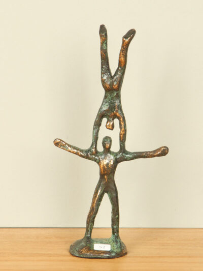 Beeld voor binnen – Brons – In Balans – 17x8x3 cm