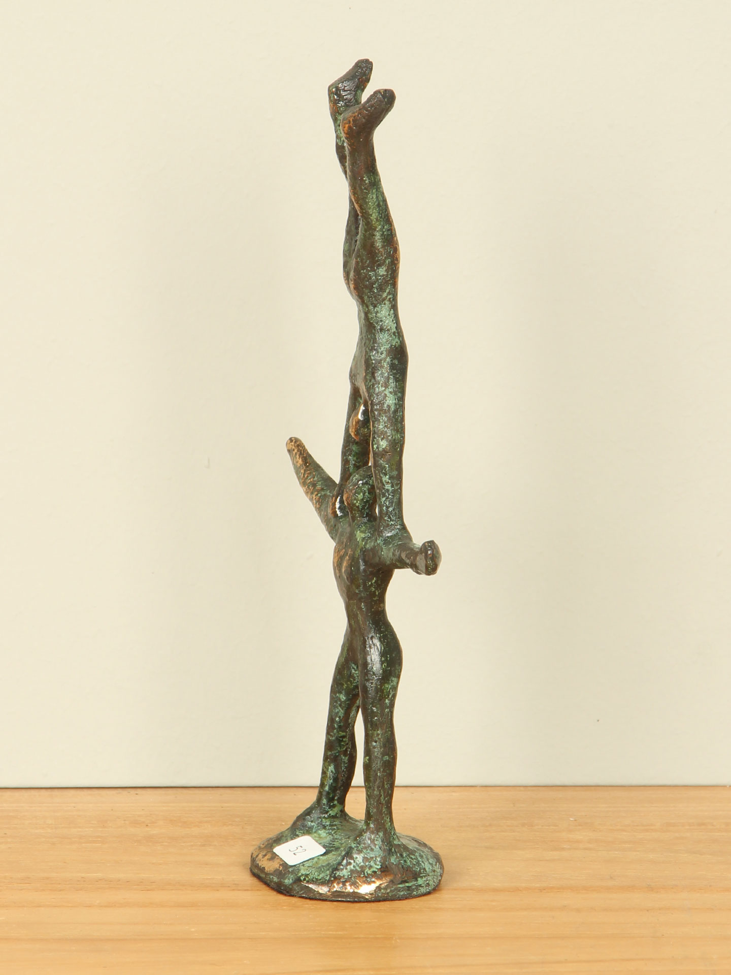 Beeld voor binnen - Brons - In Balans - 17x8x3 cm - Afbeelding 2