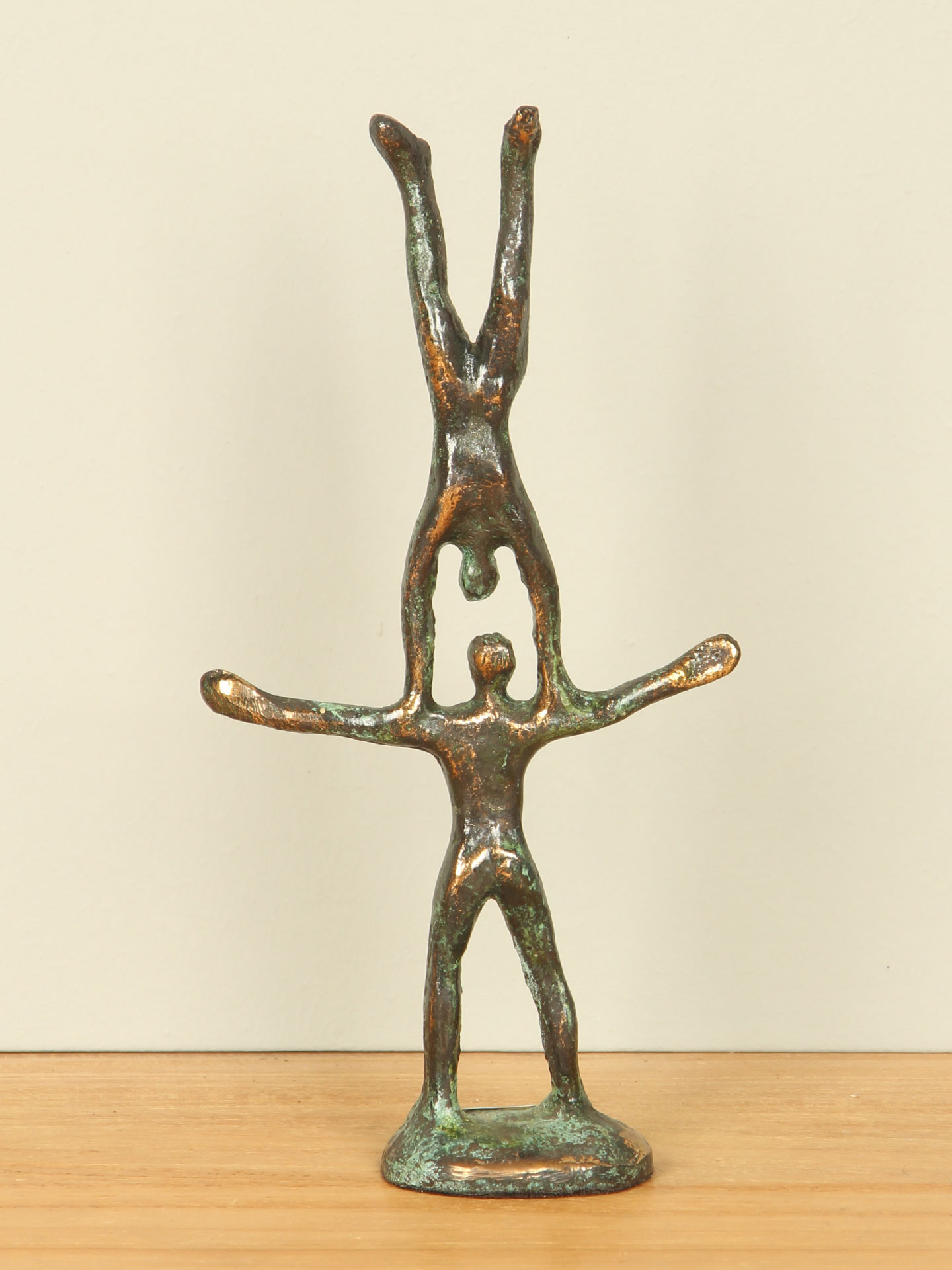 Beeld voor binnen - Brons - In Balans - 17x8x3 cm - Afbeelding 3