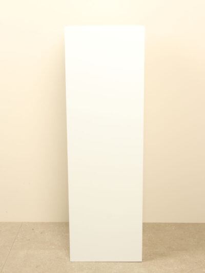 Sokkel / Zuil, Sokkel voor binnen – Wit – MDF – 80x25x25 cm