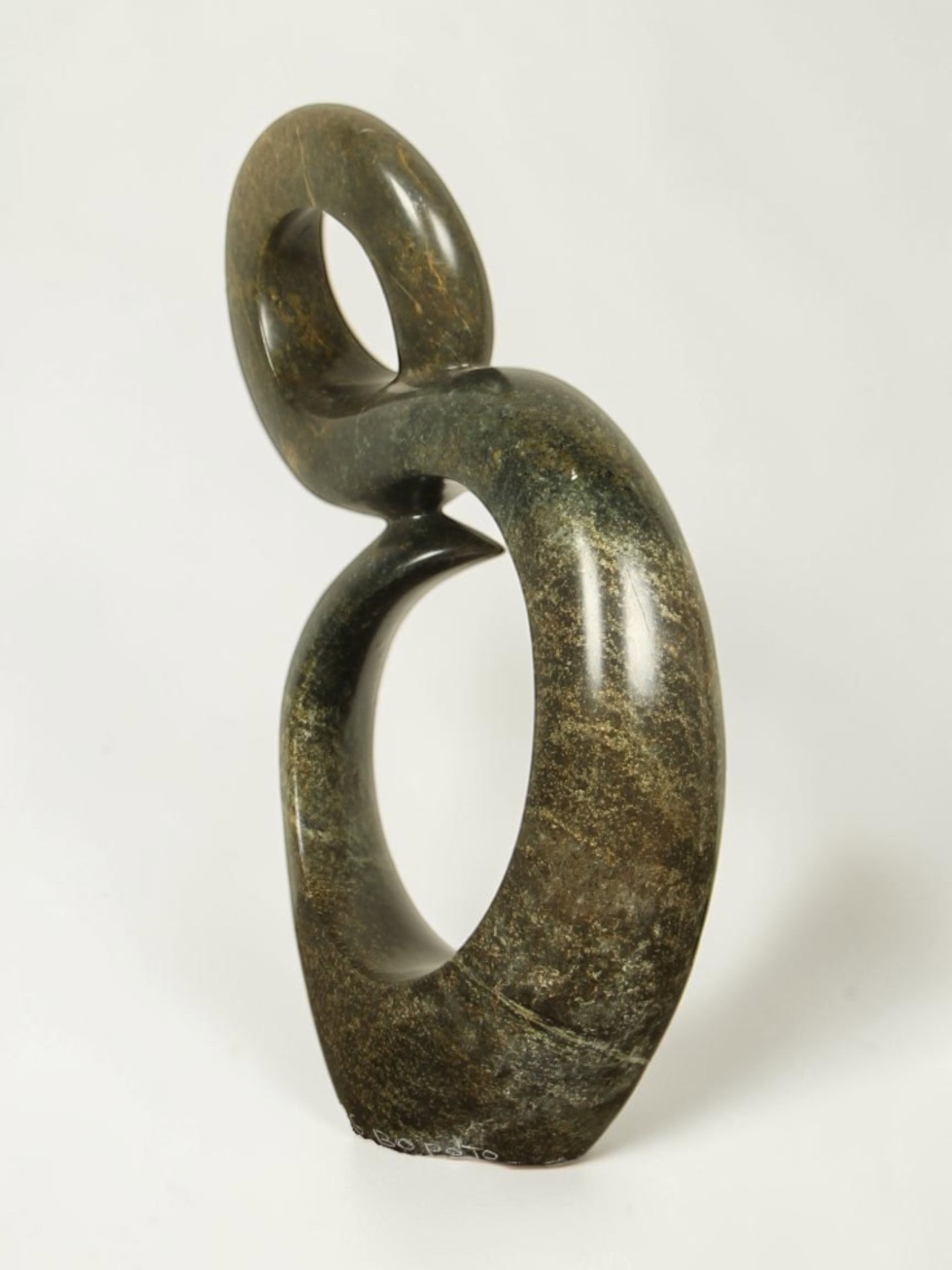 Tuinbeeld - Cheetah jade - Groen - Natuursteen - Careful - 42x29x10 cm - Afbeelding 4