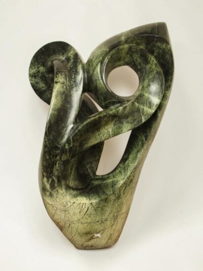 Tuinbeeld – Cheetah jade – Groen – Natuursteen – Creation – 71x50x36 cm